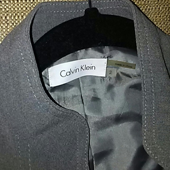 Grey button down career dress - Picture 2 of 2